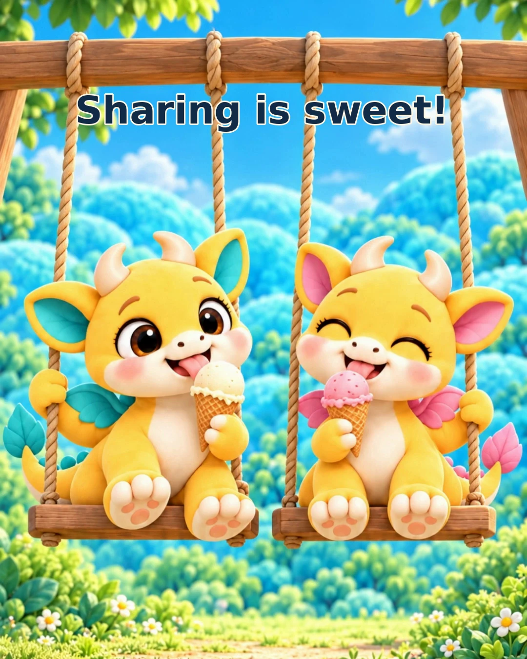 Sharing Is Sweet! — MEE-mo and REE-mo